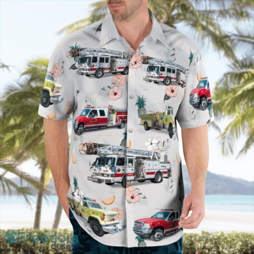 Tusayan, Coconino County, Arizona, Tusayan Fire Department Hawaiian Shirt Product Photo 4