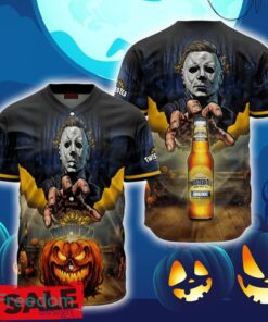 Twisted Tea Halloween Michael Myers Baseball Jersey Shirt New All Over Print