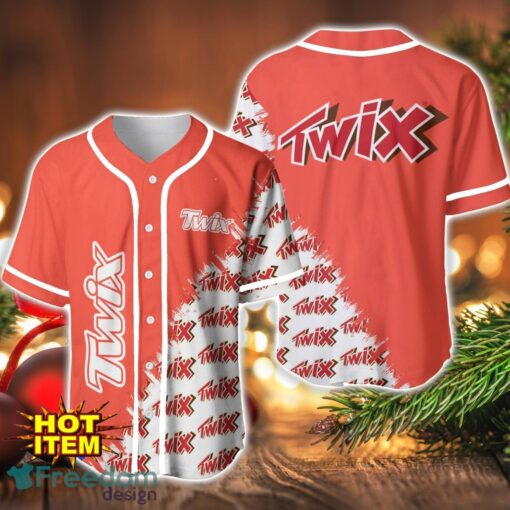 Twix Logo Printed Baseball Jersey Shirt For Men And Women Product Photo 1