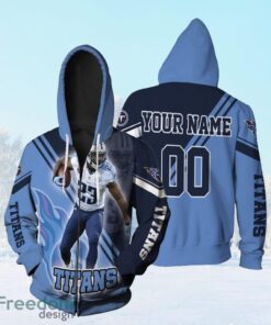 Tye Smith 23 Tennessee Titans Afc Division South Super Bowl 2021 Personalized Zip Hoodie 3D All Over Print