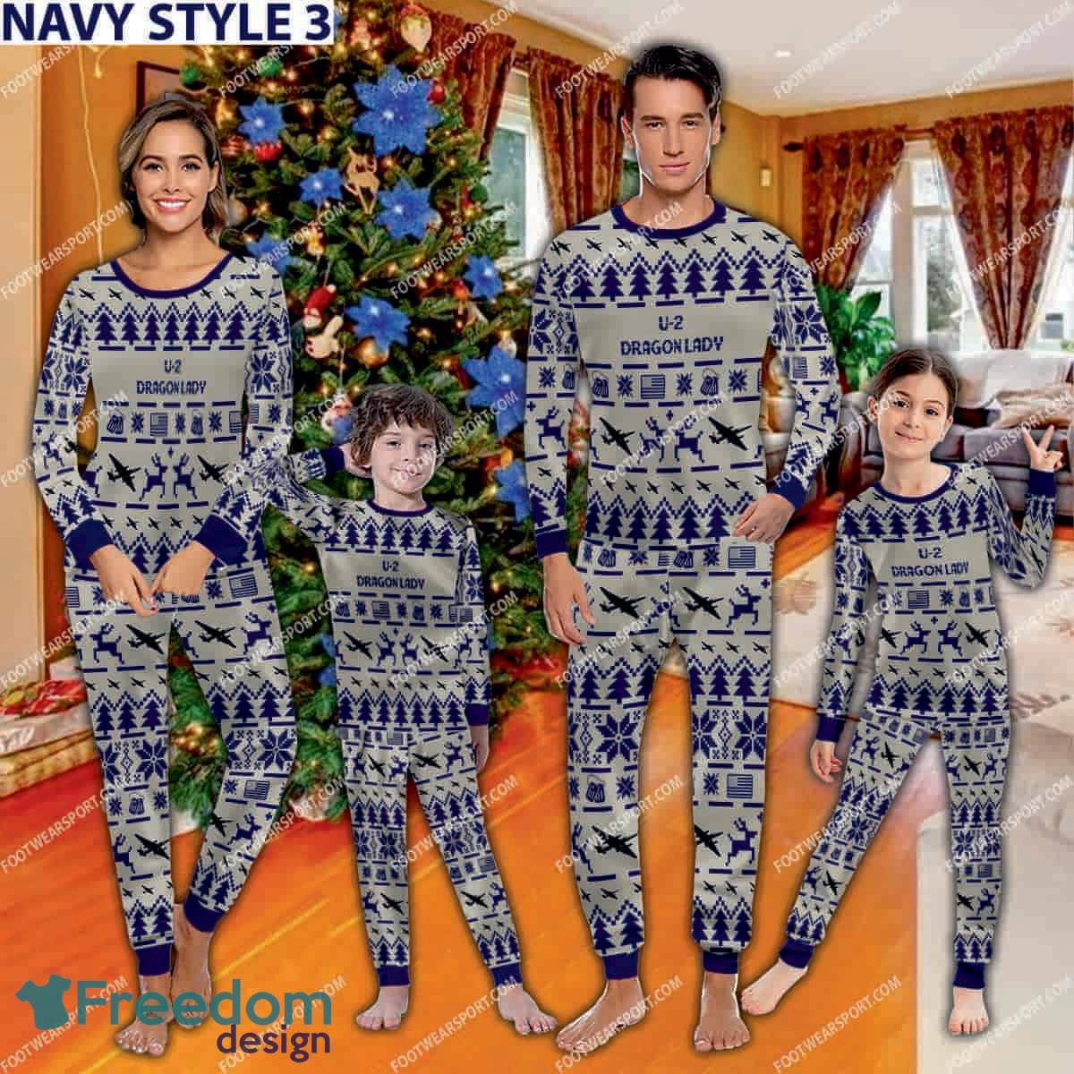 u-2-dragon-lady-u2-aircraft-ugly-christmas-pajamas-set-family-gift-for-family-2.jpg U-2 Dragon Lady U2 Aircraft Ugly Christmas Pajamas Set Family Gift For Family - U-2 Dragon Lady U2 Aircraft Pajamas Set Family Photo Navy