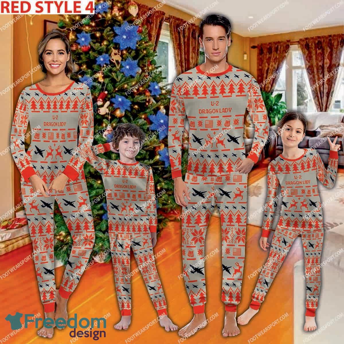 u-2-dragon-lady-u2-aircraft-ugly-christmas-pajamas-set-family-gift-for-family-3.jpg U-2 Dragon Lady U2 Aircraft Ugly Christmas Pajamas Set Family Gift For Family - U-2 Dragon Lady U2 Aircraft Pajamas Set Family Photo Red