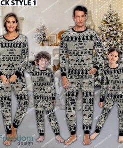 U-6 Beaver (DHC-2 Beaver) U6 DHC2 Aircraft Ugly Christmas Pajamas Set Family Gift Family