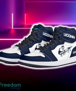 Uconn Huskies Air Jordan Hightop Shoes New Custom Name For Fans Gift Sneaker - Uconn Huskies Air Jordan Hightop Shoes Photo 5