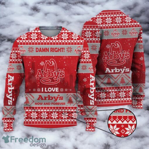 UGLY SWEATER Arby's Christmas Sweater 3D All Printed Christmas Gift Ideas Product Photo 1