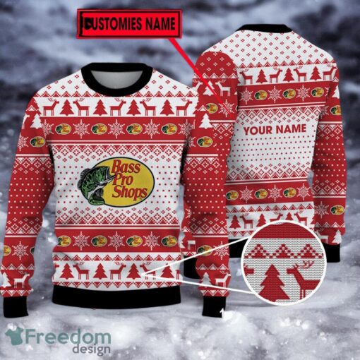 Ugly Sweater bass pro shops Christmas Sweater For Men Women Hoiliday Gift Custom Name Product Photo 1