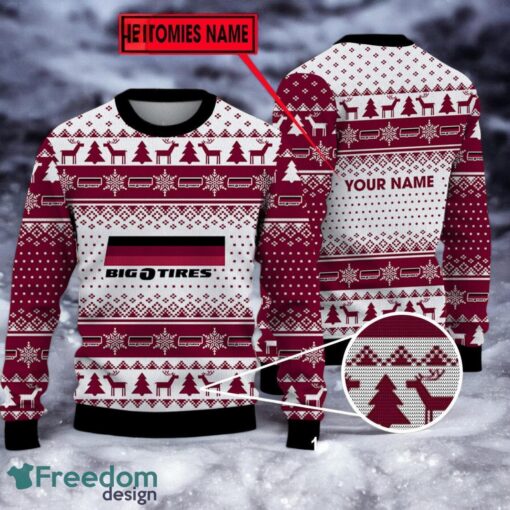 Ugly Sweater big o tires Christmas Sweater For Men Women Hoiliday Gift Custom Name Product Photo 1