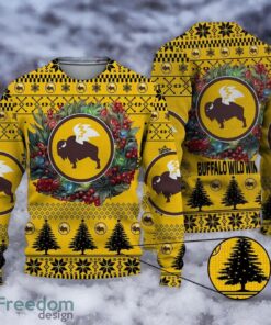 Ugly Sweater buffalo wild wings Christmas Sweater 3D All Printed Logo Brand Chistmas Sweater