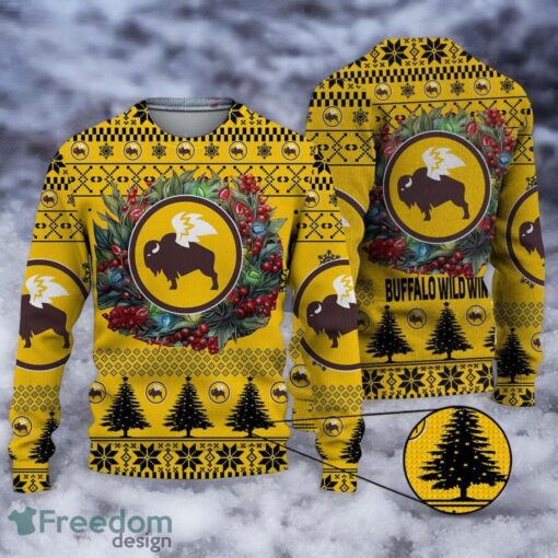 Ugly Sweater buffalo wild wings Christmas Sweater 3D All Printed Logo Brand Chistmas Sweater Product Photo 1