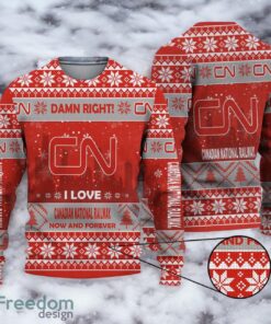 UGLY SWEATER Canadian National Railway Christmas Sweater 3D All Printed Christmas Gift Ideas