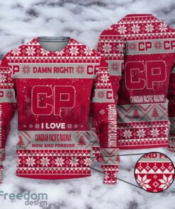 UGLY SWEATER Canadian Pacific Railway Christmas Sweater 3D All Printed Christmas Gift Ideas