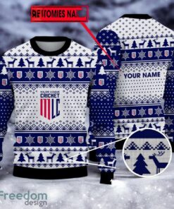 Ugly Sweater cricket Christmas Sweater For Men Women Hoiliday Gift Custom Name