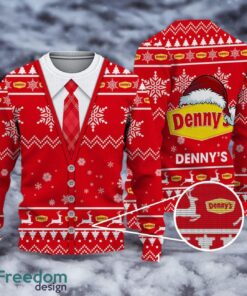 Ugly Sweater denny’s  AOP Christmas Sweater Men Women Christmas Gift