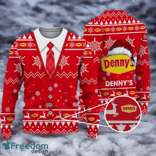 Ugly Sweater denny's AOP Christmas Sweater Men Women Christmas Gift Product Photo 1