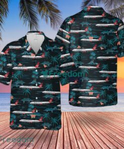 UK Airlines Virgin Atlantic Airbus a330-200 Summer Hawaiian Shirt