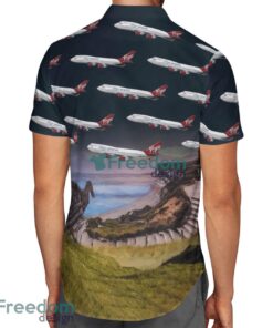 UK Airlines Virgin Atlantic Boeing 747 Summer Hawaiian Shirt Product Photo 3