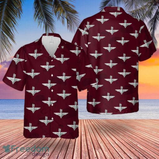 UK Parachute Regiment Summer Hawaiian Shirt Product Photo 1