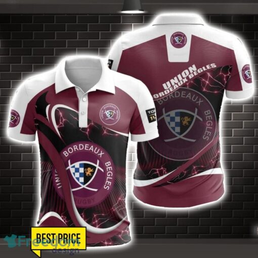 Union Bordeaux Begles 3D Polo Shirt Special Gift For Fans Holiday Gift Product Photo 1