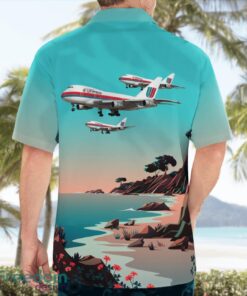 United Airlines Boeing 747SP-21 Aloha Hawaiian Shirt Beach Gift Shirt Product Photo 2