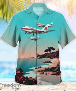 United Airlines Boeing 747SP-21 Aloha Hawaiian Shirt Beach Gift Shirt Product Photo 3