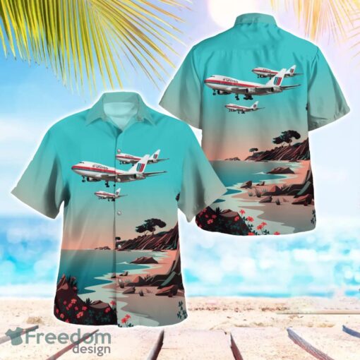 United Airlines Boeing 747SP-21 Aloha Hawaiian Shirt Beach Gift Shirt Product Photo 1