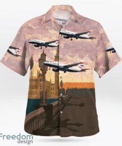 United Kingdom, British Airways Airbus A320-200 Hawaiian Shirt Product Photo 2