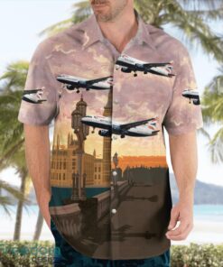 United Kingdom, British Airways Airbus A320-200 Hawaiian Shirt Product Photo 3