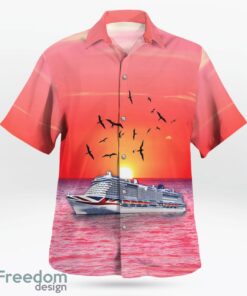 United Kingdom P&O Cruises MS Iona Hawaiian Shirt Product Photo 2