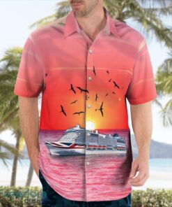 United Kingdom P&O Cruises MS Iona Hawaiian Shirt Product Photo 3