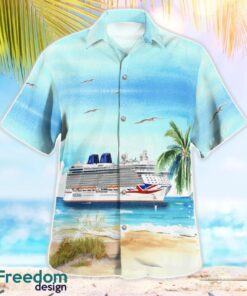 United Kingdom P&O Cruises MV Britannia Hawaiian Shirt Beach Shirt For Men And Women Product Photo 2