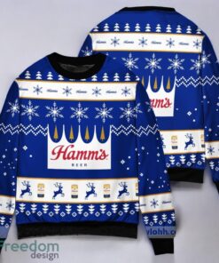 unny Hamm’S Beer Custom Ugly Christmas Sweater 3D Printed Christmas Gift