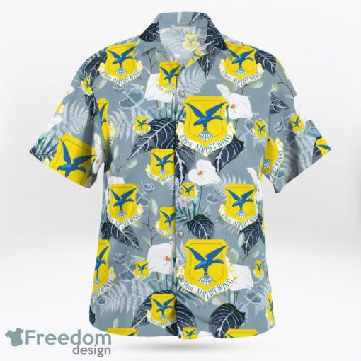 US Air Force 436th Airlift Wing Hawaiian Shirt Product Photo 2