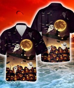 US Air Force F-35 Lightning II Halloween Hawaiian Shirt For Summer Men Women