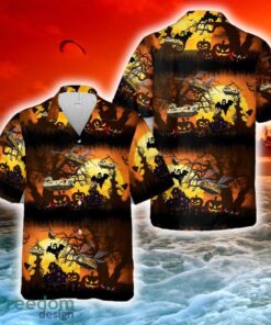 US Army Boeing CH-47 Chinook Halloween Hawaiian Shirt