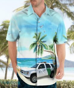 U.S. Border Patrol Chevrolet Tahoe Hawaiian Shirt Product Photo 3