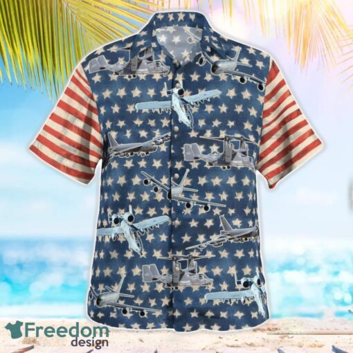 US Military Aircraft Independence Day Hawaiian Shirt Beach Summer Shirt Product Photo 2