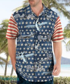 US Military Aircraft Independence Day Hawaiian Shirt Beach Summer Shirt Product Photo 3