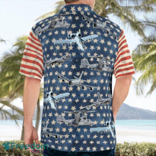 US Military Aircraft Independence Day Hawaiian Shirt Beach Summer Shirt Product Photo 4