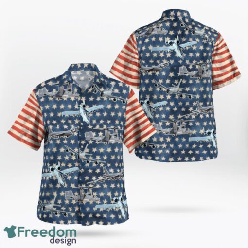 US Military Aircraft Independence Day Hawaiian Shirt Beach Summer Shirt Product Photo 1