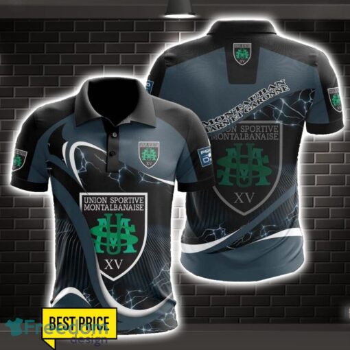 US Montauban 3D Polo Shirt Special Gift For Fans Holiday Gift Product Photo 1