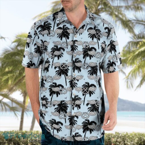 US Navy Aviation Boatswain's Mate (AB) Aloha Hawaiian Shirt Beach Gift Shirt Product Photo 4