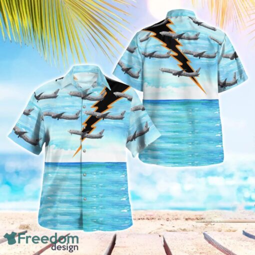 US Navy Boeing P-8A Poseidon (737-8FV) of VP-30 Pro's Nest Hawaiian Shirt Beach Summer Shirt Product Photo 1