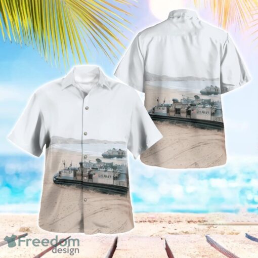 U.S Navy Landing Craft Air Cushion Beach Shirt For Team Product Photo 1