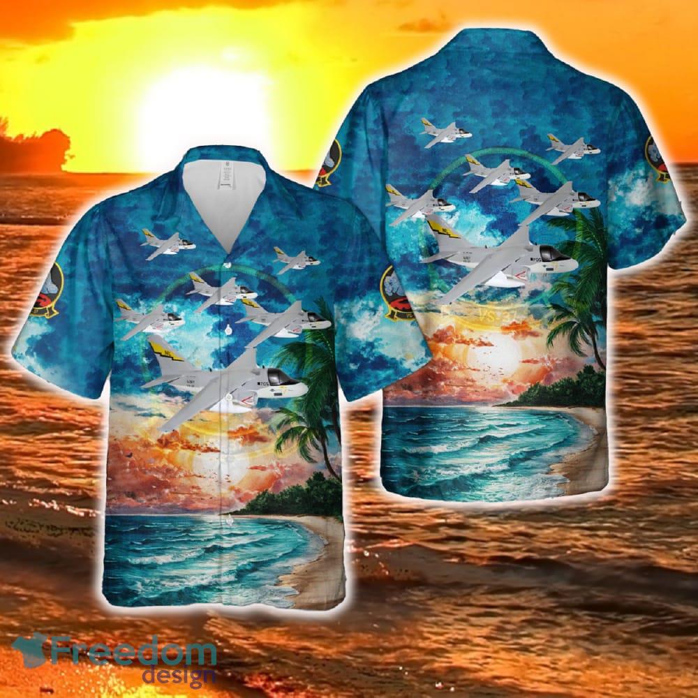 US Navy Lockheed Martin S 3B Viking Sawbucks (1992) VS 37 Hawaiian Shirt image US Navy Lockheed Martin S-3B Viking Sawbucks (1992) VS-37 Hawaiian Shirt - US Navy Lockheed Martin S-3B Viking Sawbucks (1992) VS-37 Hawaiian Shirt-1