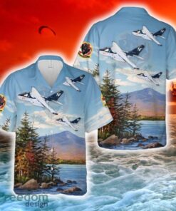 US Navy Lockheed Martin S-3B Viking VS-21 Fighting Red Tails Hawaiian Shirt