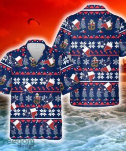 US Navy Senior Chief Texas style anchor Christmas Hawaiian Shirt
