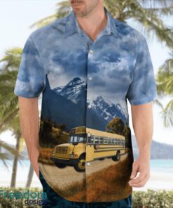 US School Bus Driver Aloha Hawaiian Shirt Beach Gift Shirt Product Photo 4