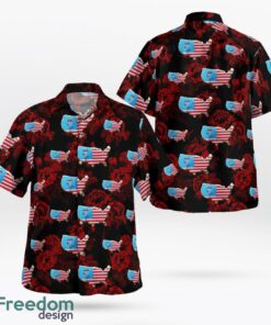 USA Disc Golf Hawaiian Shirt