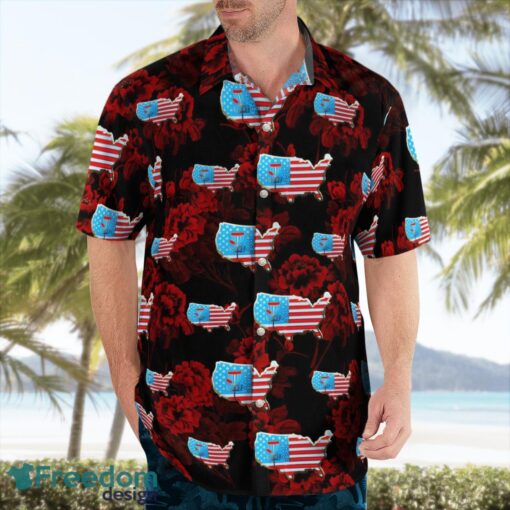 USA Disc Golf Hawaiian Shirt Product Photo 4