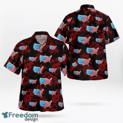 USA Disc Golf Hawaiian Shirt Product Photo 1